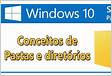 MS-Windows 7 conceito de pastas, diretórios, arquivos e atalho